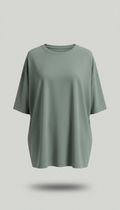 Verdigris Oversized Active Tee